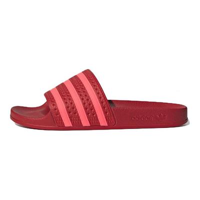 Adilette Slide Écarlate Baskets Femme Rouge Rouge Flash EE6185