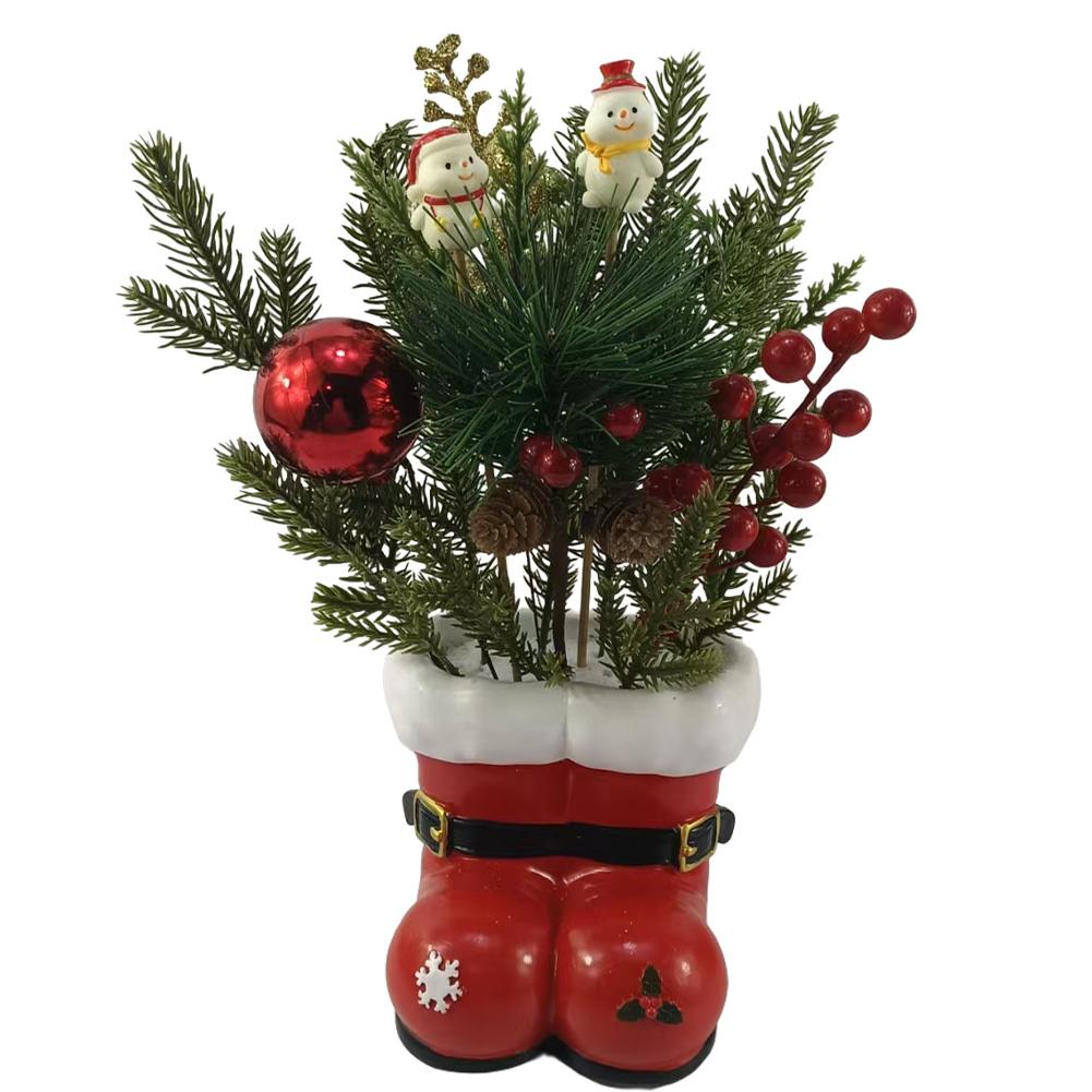 Julblomkruka, Växthållare Behållare Prydnad Bordscenterpiece Planteringskruka Kruka för Fönsterbräda Skrivbord