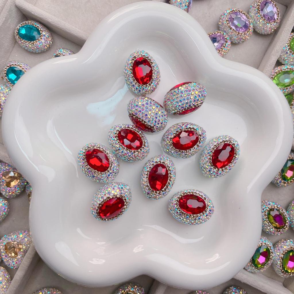 Handmade Rhinestone Crystal Beads for DIY Jewelry: Diamond Ball, Spacer, Pendant Materials