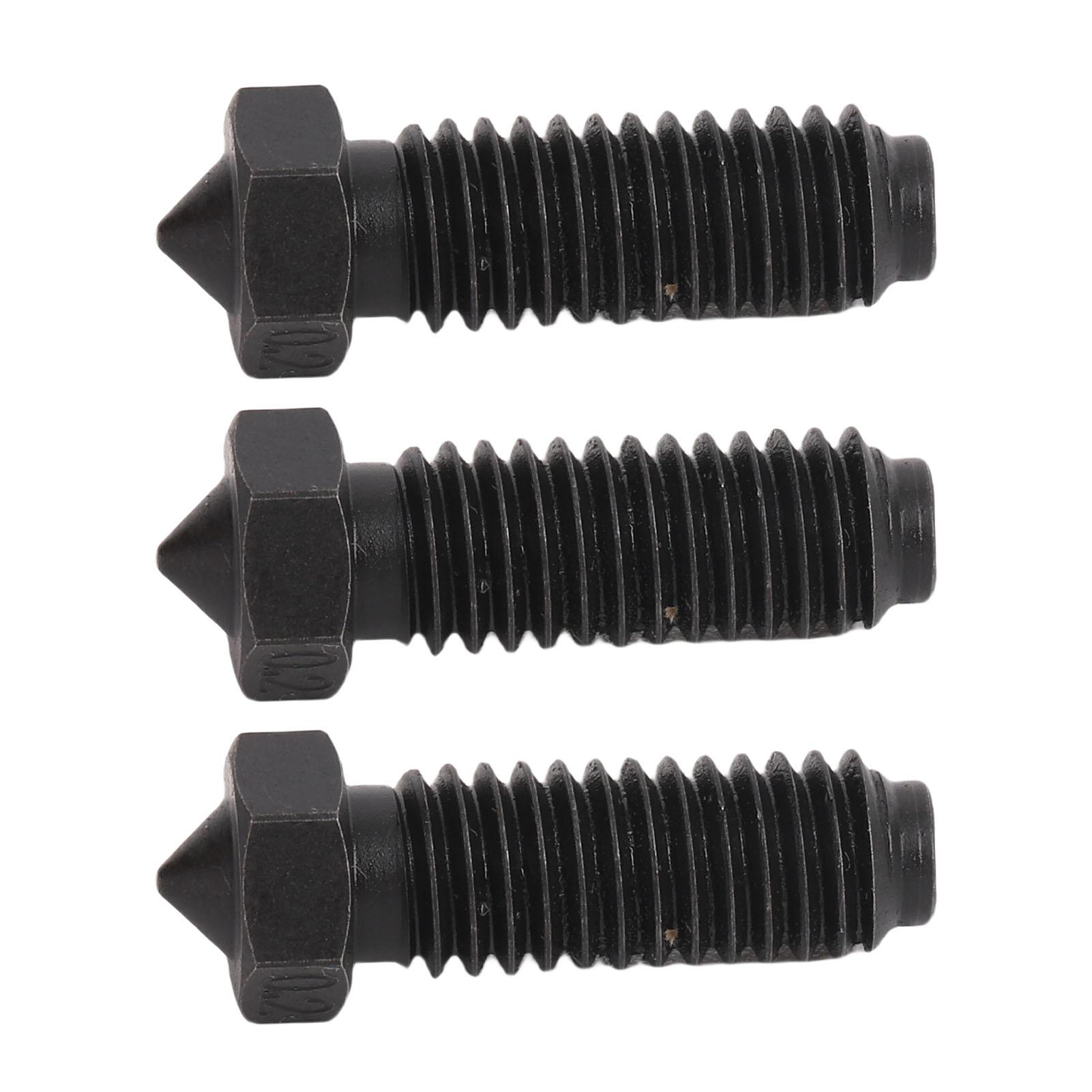 

10 Pcs 3D Printer Nozzle Replacement for Anycubic Kobra 3 3 Combo S1 S1 Combo 3D Printer Hardened Steel Extruder Nozzle