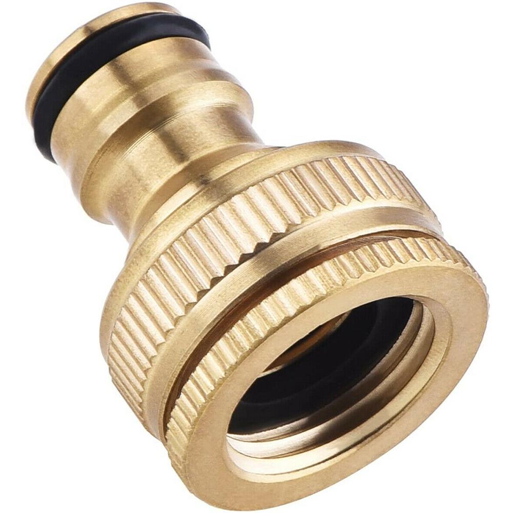 Brand New Backyard Garden Water Pipe Connector Gold