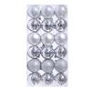 Holiday Decoration 36 Pack Plastic Shatterproof Ball Ornaments for Christmas Tree and Wreath Use Lightweight Design for Hanging