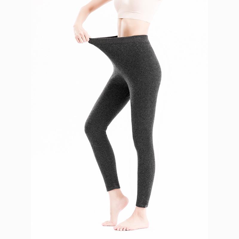 

Autumn & Winter Cashmere Knit Women s Soft Casual Pants - Versatile, Warm & Stylish Extra Large