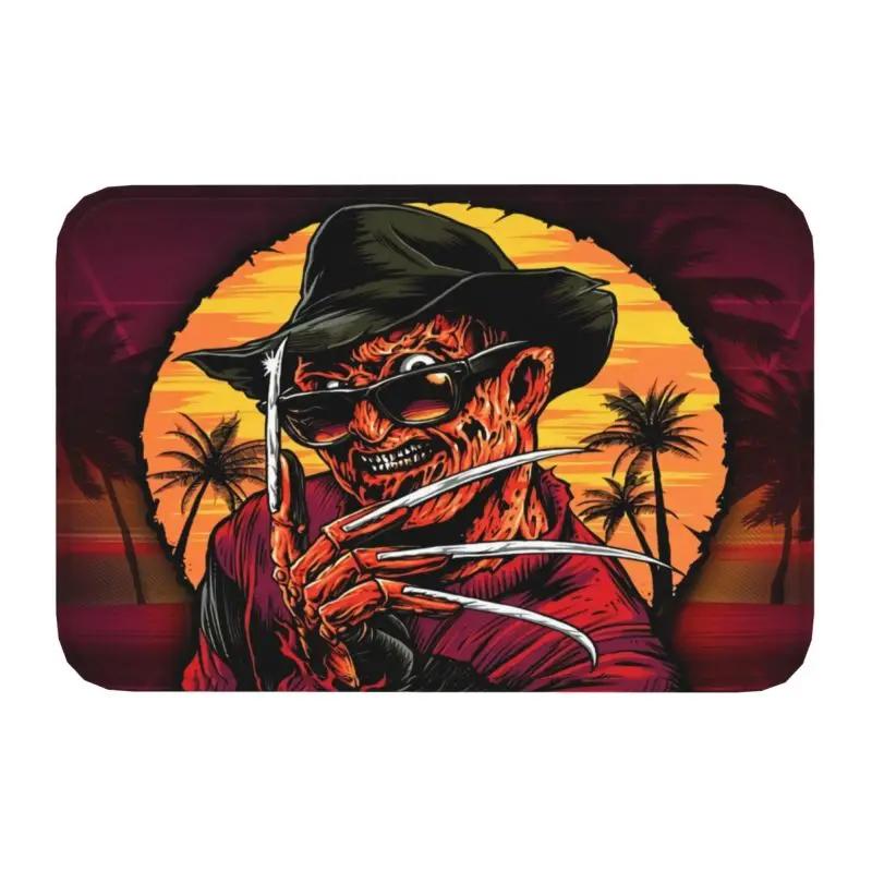 

Paillasson tueur de film d horreur personnalisé, antidérapant, personnage de Film d halloween, cuisine, bain, toilettes, 40x60cm 40cm x 60cm