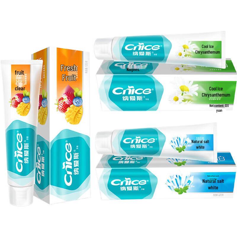 

Naais Fresh Breath Multi-Flavor Toothpaste Set