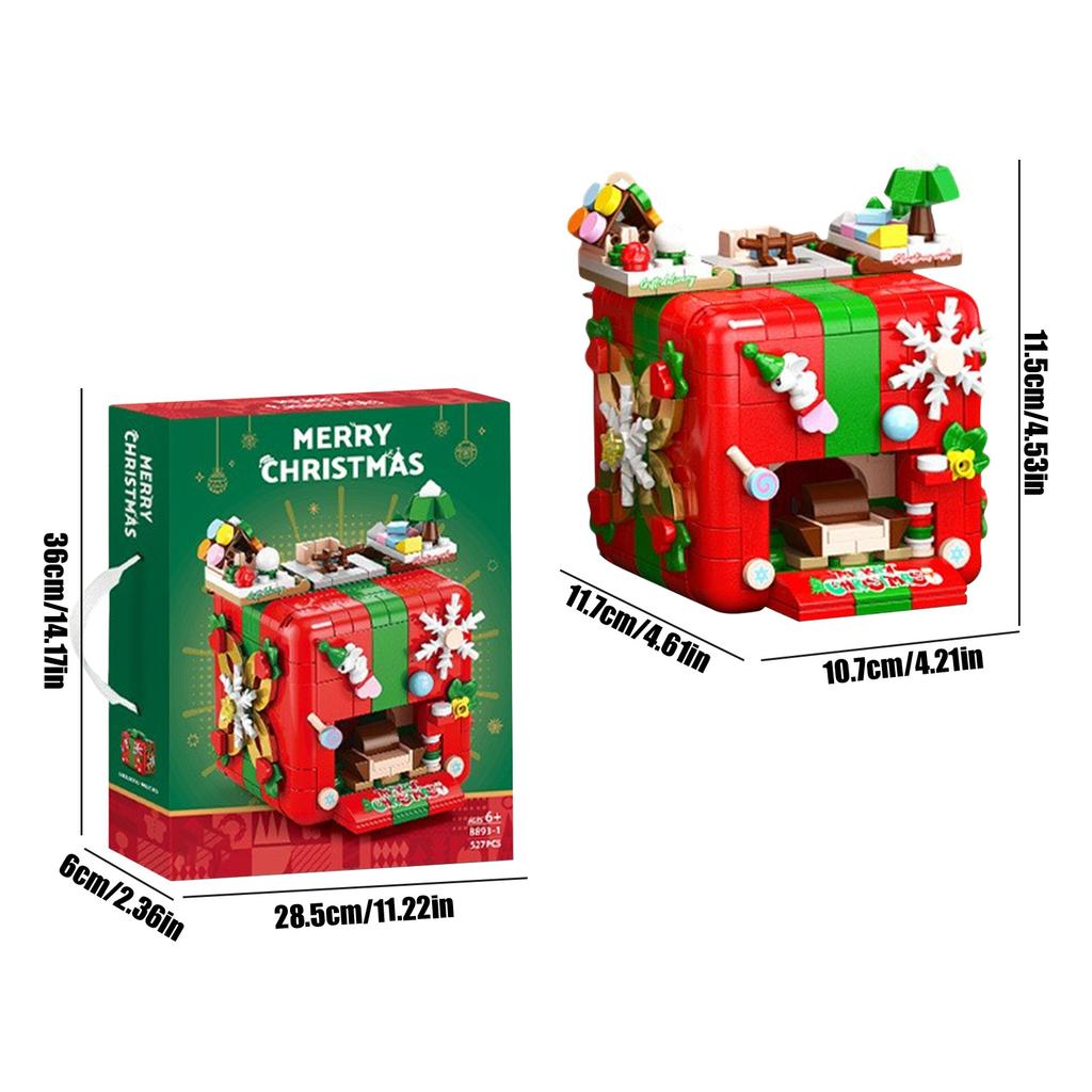 Weihnachtsspielzeug Puzzle Bauspielzeug für Jungen, Mädchen und Kinder