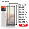 2PCS Full Cover Tempered Glass For Google Pixel 10 9 8A 8 7 Pro XL Glass Screen Protector Film