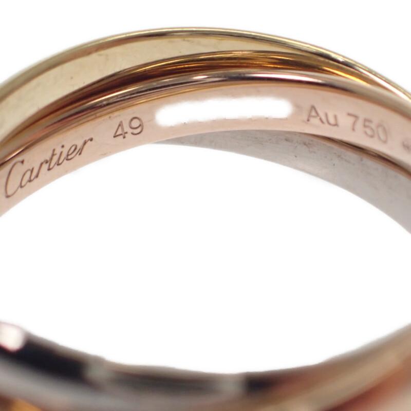 CARTIER  B4235149 #9(JP Size) ring K18 white gold/K18 yellow gold Women