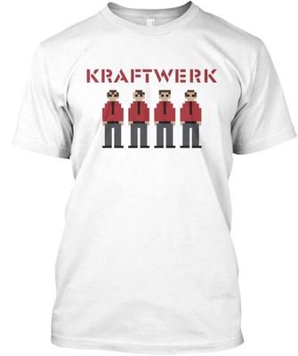 Kraftwerk 100% Baumwolle T-Shirt Herren T-Shirts Oberteil Hergestellt in den USA T-Shirt Tee Oberteil Unisex