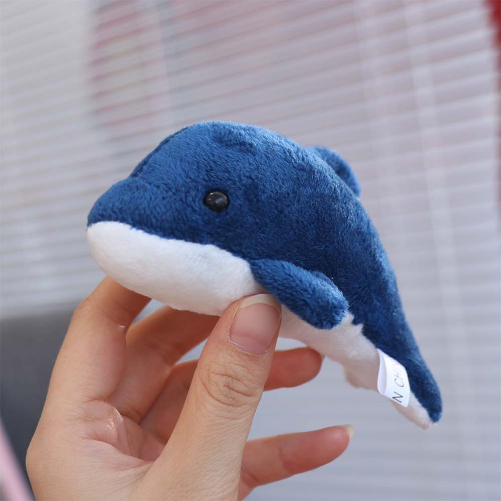 Ocean Animal Stuffed Animal Keychain Backpack Charms Animal Doll Key Rings Kids Birthday Christmas