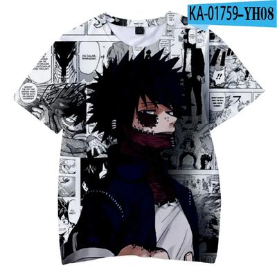 My Hero Academia Dabi 3D Print Man/ Women Casual Fashion O Neck T-Shirts Short Sleeve Pullover Summer Oversized Unisex Clothing