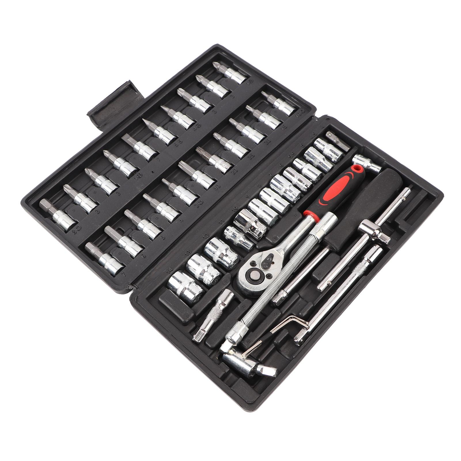 

Car Repair Hex Wrench Ratchet Screwdriver Rotating Bit Tool Set Screwdriver Socket Extension Bar