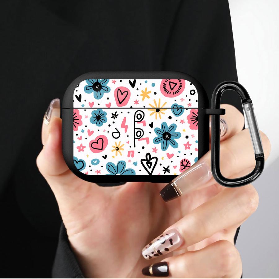 Retro Love Soft Earphone Cases Cover Case For Airpods Pro 2 3 Pro3 1 4 Pro2