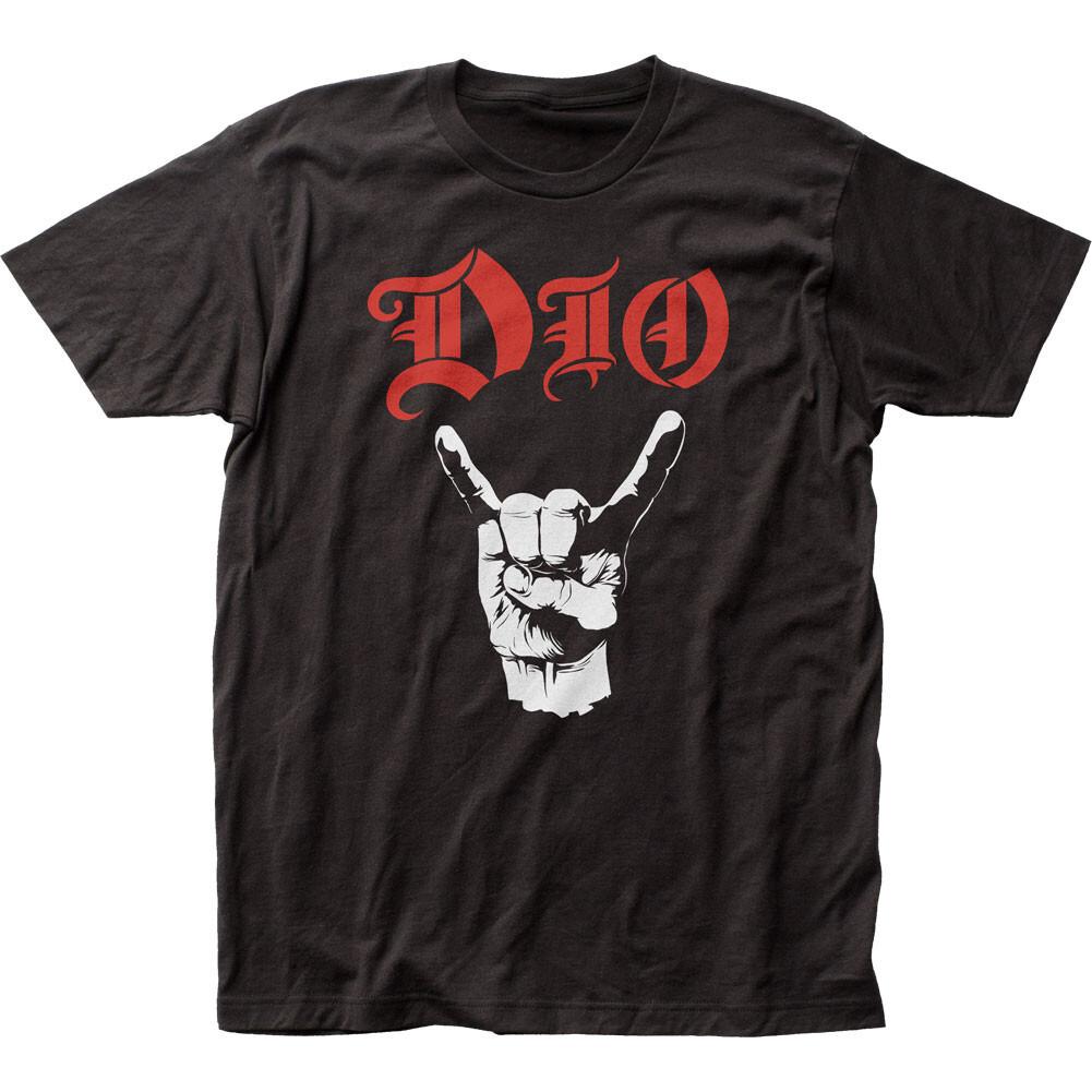 26 DIO Devil Horns T Mens T Shirt Rock and Roll Music Classic Band Tee New Black Unisex T-Shirt L