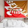 Sevilla Fc Crest Design Tapestry Accessories Playroom Tapestry, for Bedroom,Livingroom, dormitory Room Wall Decor Fan Birthday Gifts