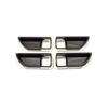 For Toyot@a Highlander 20- Wood Grain Inner Car Door Handle Bowl Cover Trim