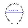 Double Layer Thin Metal Hair Hoop Spring Shape Men Hair Bands Fashion Wave Shape Headband  Daily