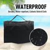 Toiletry Bag To Hang Up, Wash Bag, Cosmetic Bag With Hook - For Travel, Vacation, Outdoor (black)