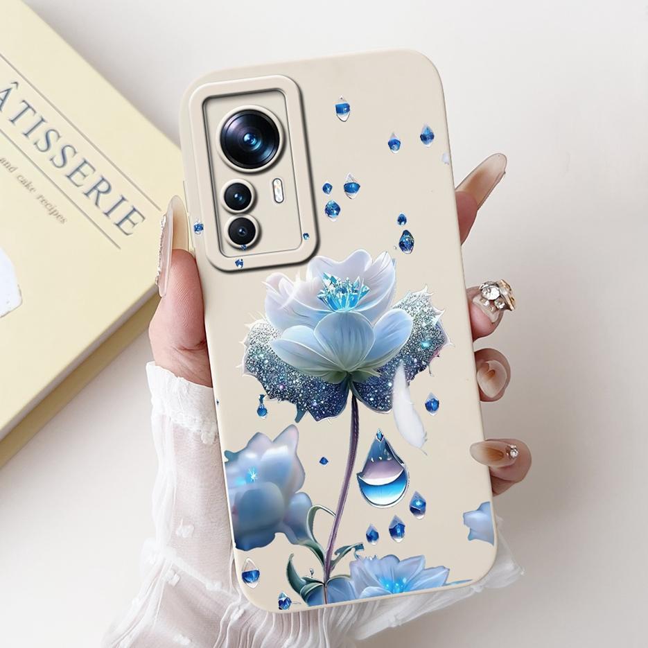 For Xiaomi 12T Pro Case Cute Cartoon Fashion Painted Cover Soft Silicone Phone Case For Xiaomi Mi 12T Pro Mi12T 5G Fundas Bumper