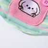 Spring and Summer New Breathable Dog Clothes Cute Color Striped Traction Camisole