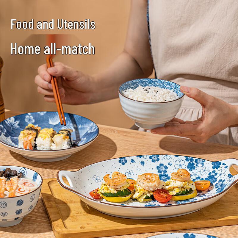 Zhi Shi 36-Piece Ceramic Bowl and Dish Set