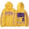 Anime Chainsaw Man Reze Harajuku Manga Grafické Mikiny Vintage Oversized s Kapucí Dlouhý Rukáv Bavlněná Mikina Pánské Dámské Oblečení