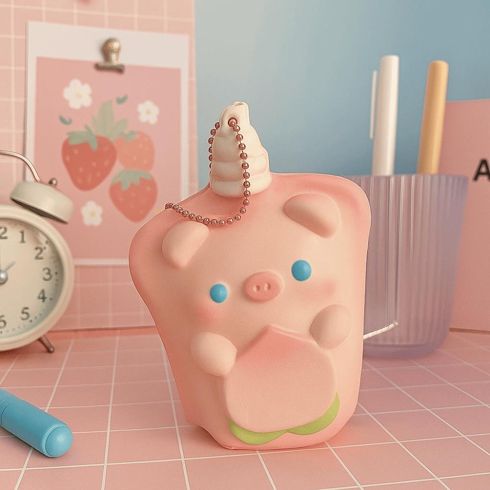 Cute Design Little Pig Squeeze Toy Original Release Soft Rubbery Toy Slow Rebound Toy  Kids Play