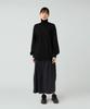 Snow Peak Washable Wool Turtleneck Knit Knit and Sew Long Sleeve for Men and Size S KN-25AU002 Sweater/Cut T-Shirt Women, Black,