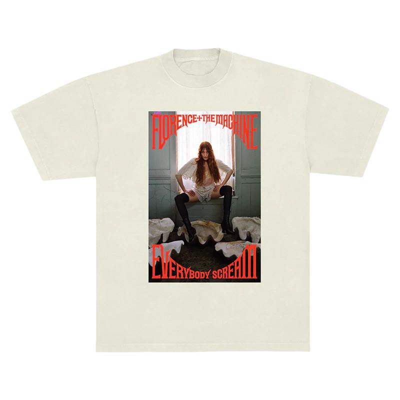 Florence and the Machine Everybody Scream Shell Witch T-shirt S разноцветный