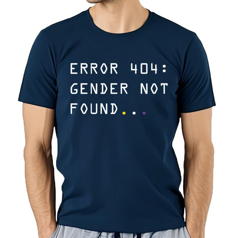 Camisetas Divertidas De Error 404 Para Hombre Y Mujer Camiseta Informal De Moda 100 De AlgodóN No Encontrada No B