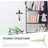 Yardwe Plastic Jesus Sculpture Wall Cross Decoration Jesus Statue Decoration Manual DIY Accessories