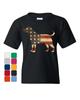 American Dog Youth Kids Boys T-Shirt Stars and Stripes Retriever Bulldog Pitbull Kids Tee