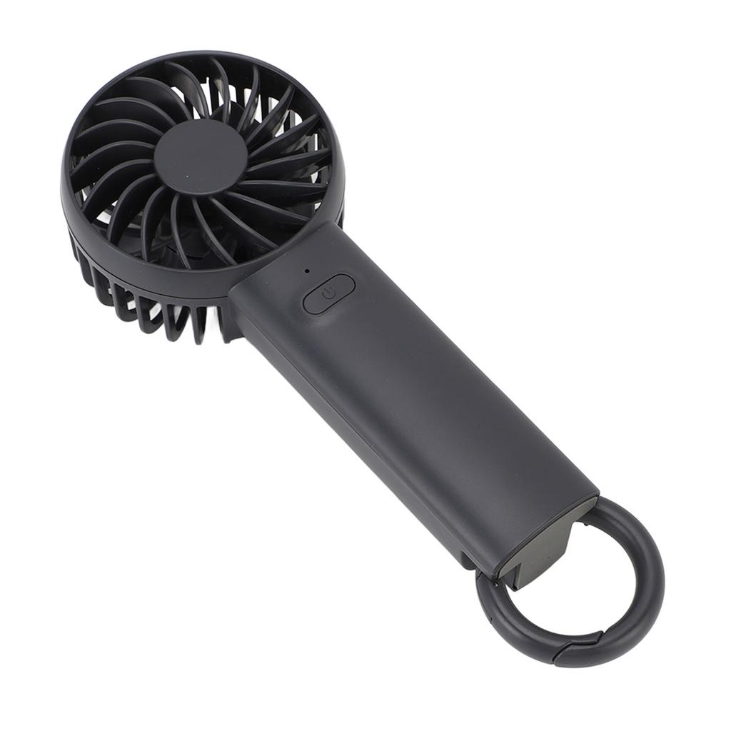 Handheld Portable Fan with Hook 3 Speed Silent Rechargeable Battery Lightweight Pocket Fan for