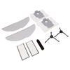 Vacuum Cleaner Accessories Kits for Roborock G20 Include 1 Mop Self Cleaning Brush 2 Mop 2 Dust Bag 2 Filter 2 Black