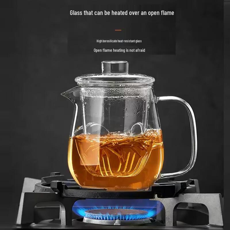 YIHUTEA Heat-Resistant Glass Teapot Set