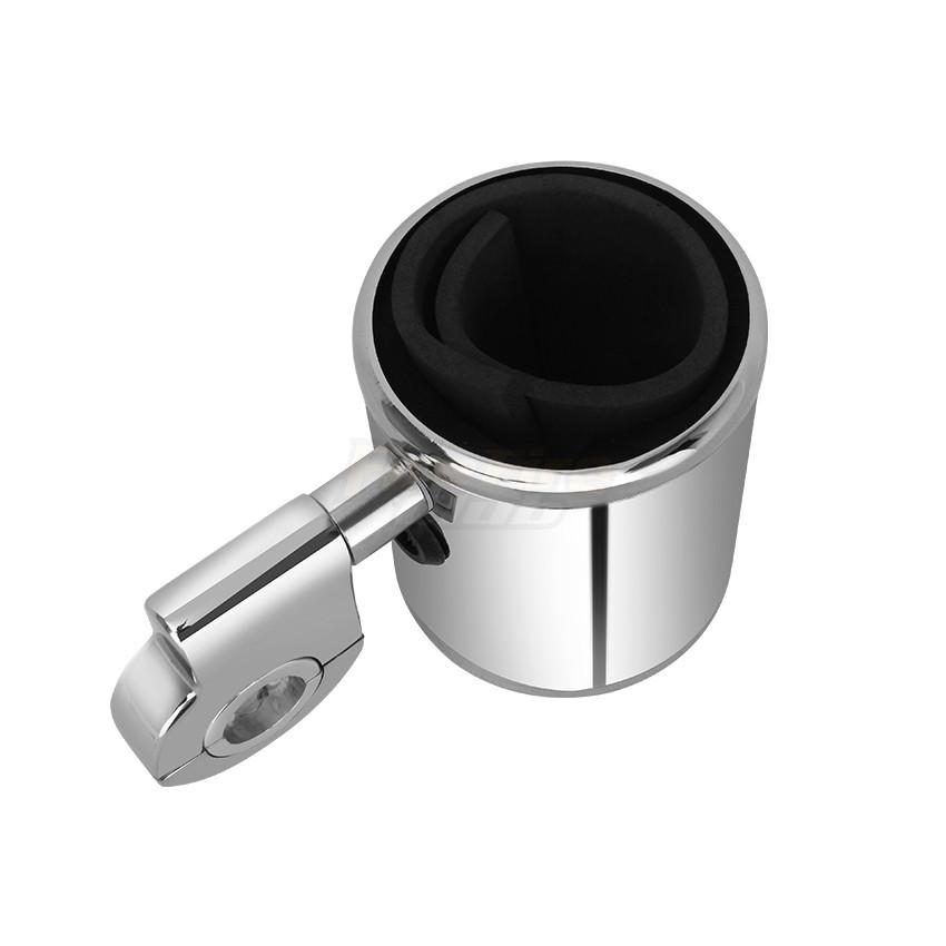 Suport de pahare reglabil cromat pentru Harley Touring Sporster Dyna Softail Breakout ATV Motocicletă universală modele de la 22 mm la 32 mm