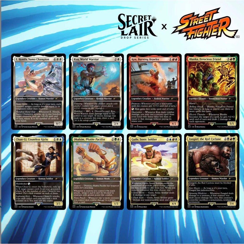MTG Street Fighter Secret Lair x Street Fighter English secret lair