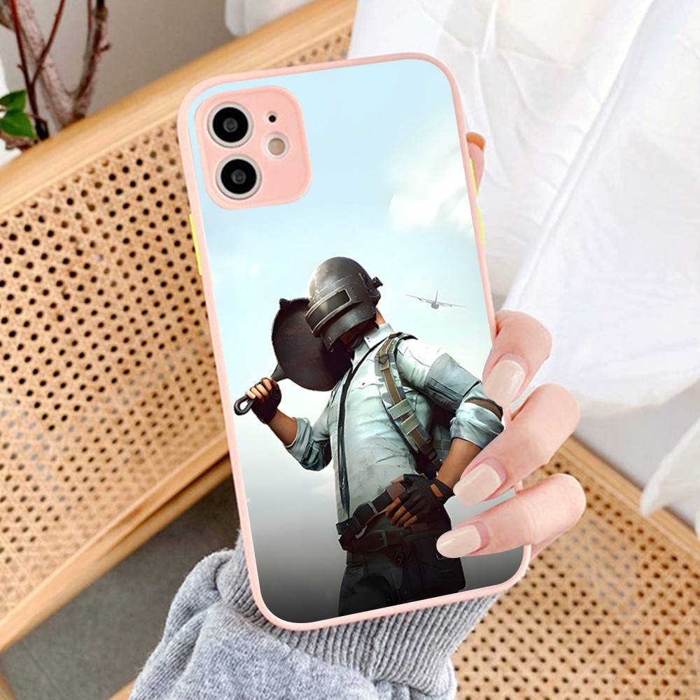 Game P-PUBG B-BATTLEGROUNDS Phone Cases for iPhone 16 15 14 Plus 13 12 11 Pro Max Matte Oft Bumper Phone Cover