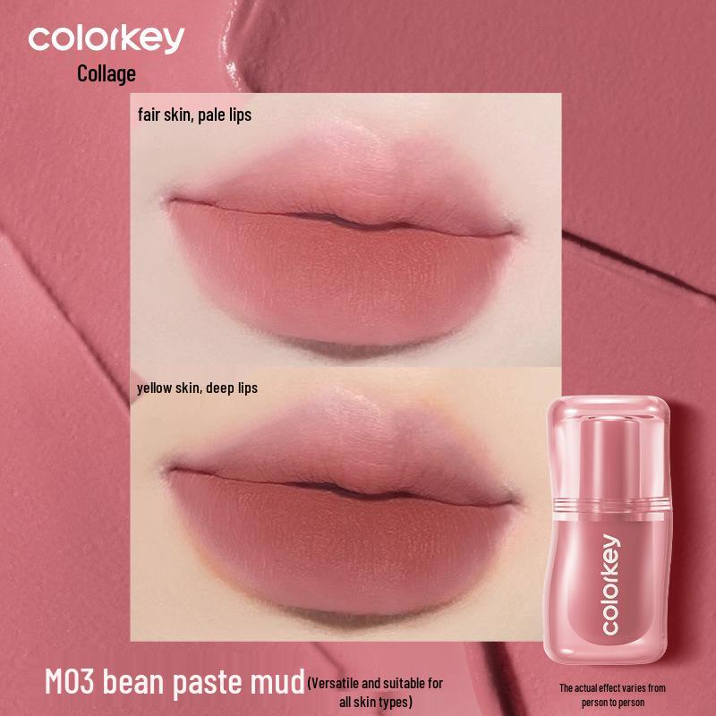 

Colorkey Velvet Matte Whitening Lip Mud Lipstick for Women