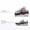 Tênis Masculino Air Zoom Spiridon SP Prata Vermelho 2024 Prata Metálico Vermelho Esportivo Preto HF9117-001