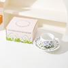 Pastoral Ceramic Coffee Cup and Saucer Set, Afternoon Tea Cup Snack Combination, High-end Sense, Fresh Literary and Romantic