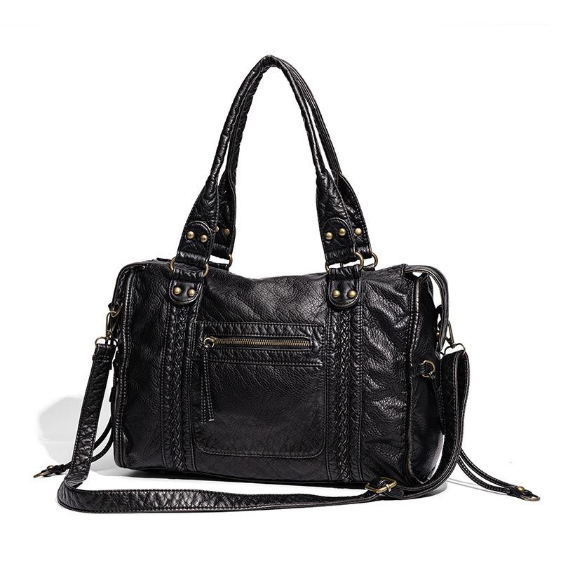 Borsa da Moto da Donna di Grande Capacità, Borsa a Spalla, Borsa Tote