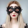 Halloween Sexy Black Tassels Half Face Mask Props Lady Masquerade Party Dance Costume Hollow Sexy Eye Mask