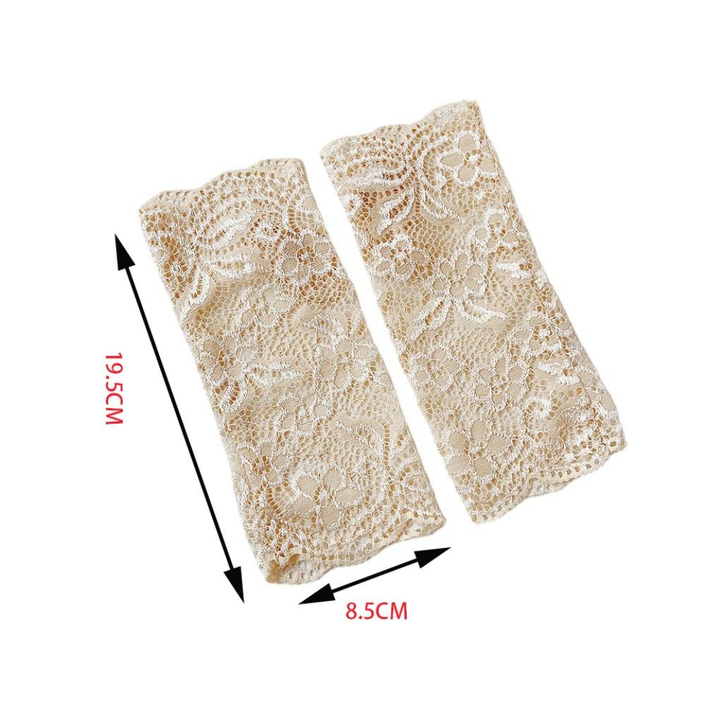 Lace Gloves Bridal Wedding Gloves Sunscreen Gloves Armguard Hot Sale Lace Gloves  Cycling Driving