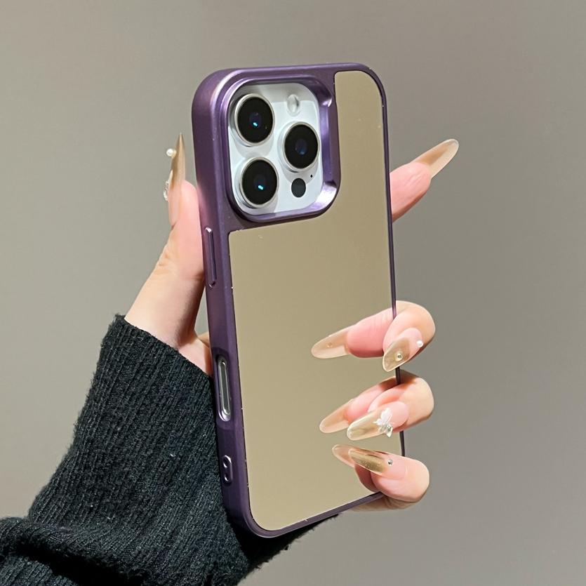 Spiegel Make-Up Acryl Handyhülle für Für Iphone 16 1 14 13 Pro Max 11 12 Ultra Schlank Stoßfest Dünne Hülle für Für Iphone 16Pro