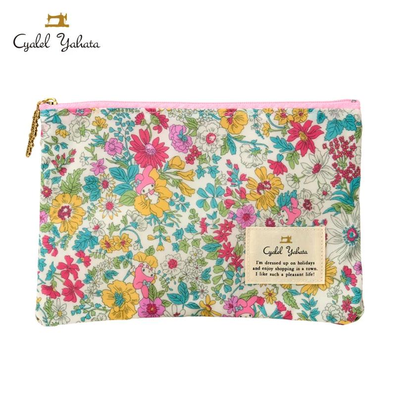 

Sanrio My Melody Косметичка плоская розовая (Цветок) NEW