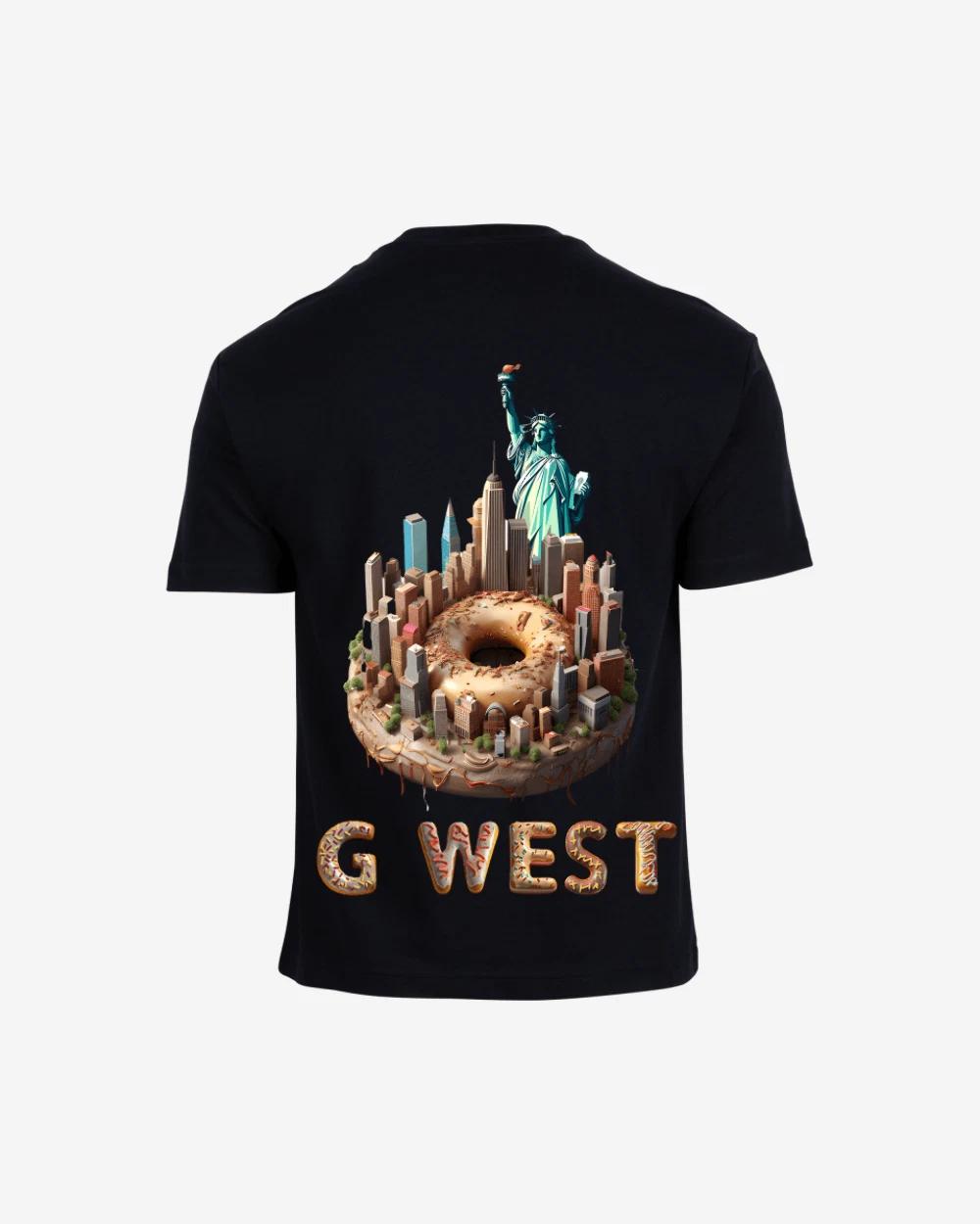 G West Oversized Nyc Donut T-Shirt - 4 Colors S