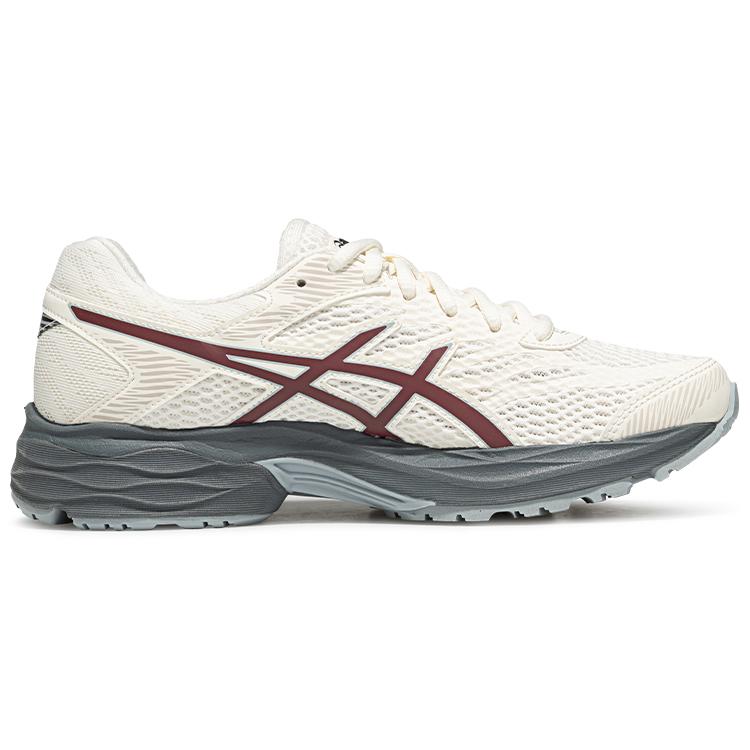 Asics Gel-Flux 4 Fashion Versatile Low-Top Running Shoes Women Sneaker White Red 1012A523-204