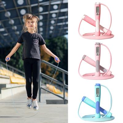 Skipping Rope Adjustable Anti Slip PVC Portable Smart Counting Training Jump Rope Daily Use