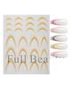 French Nail Stickers Liner Nail Art Decals Colorful Sliders Manicure Decor